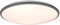 Reality Leuchten LED Deckenleuchte Limbus R67021987, Kunststoff titanfarbig, inkl. 34 Watt LED, Switch Dimmer