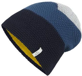 DRASSN Mütze Damen und Herren Leuchtenberg - nachhaltig durch recycelte Materialien - weiche und warme Mütze Herren und Damen durch Innen Fleece - Merino, Stretchy (Blau)