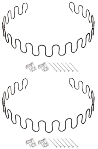 sourcing map 2Sets Upholstery Spring Replacement Kits, 33.46 Sagging Cushions Repair Kit with Clips Nails for Furniture Sofa Recliner Chair