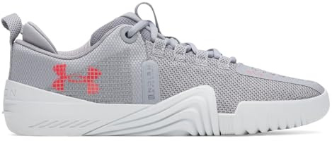Under Armour Herren Tribase Reign 6, Steel/Distant Gray/Racer Red, 12