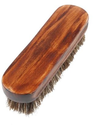 Rosshaarbürste mit Holzgriff als Fusselentfernerbürste für Kleidung