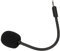 Ersatzmikrofon für JBLQuantum 100 Q100 Gaming Headsets, Abnehmbares Game Boom Mikrofon mit 2,5 mm Stecker, Flexibler Mikrofonarm, Rauschunterdrückung, Plug and Play