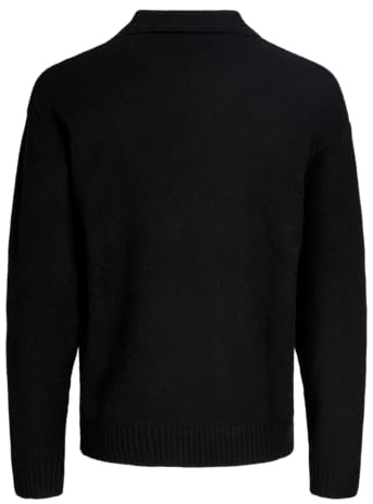 JACK & JONES Male Gestricktes Polo Einfarbig Gestricktes Polo