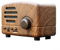 Hasaller Retro Speaker Blue-tooth Speaker Mini Wireless Radio Vintage Speaker Portable Small Speaker Wooden Portable Speaker Wireless Blue-tooth Speaker Speaker Support USB(Wood color)