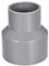 TOP-VIGOR Lot De 1 Raccords Réducteurs PVC DWV 50mm x 75mm Adaptateur De Tuyau Pour Réduction De Diamètre, Connexion Étanche Pour Systèmes D'Eau Potable Et Construction, Gris