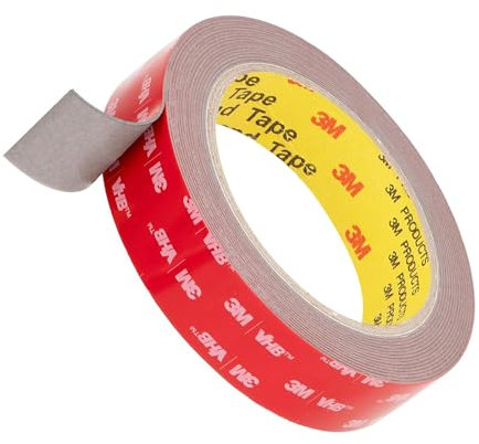 SNZ Ruban adhésif double face - 3 m x 1,5 cm - Ruban adhésif de montage extra fort 3M pour de nombreuses applications - Ruban adhésif 3M double face extra fort pour voiture, maison, bureau, fabriqué