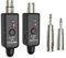 ANMITI 2.4GHz Microphone Systems Mic Converters Microphone Transmitters Receiver For Live Interviews/Studio
