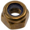 AERZETIX - Lote de 30 tuercas de bloqueo hexagonales M4x0,7 mm con rosca métrica - latón - color dorado - montaje uso general fijación