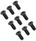 HSSDTECH Black Base Screws for DELL Inspiron 5368 5378 5379 2in1 Set of 9 Pieces