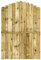 Cancello da giardino in legno di pino impregnato, 100 x 150 cm, durevole e resistente alle intemperie, per giardino, vialetto e chiusure, facile da montare e stabile sicurezza