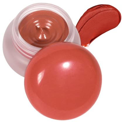 Pudding Pot with Blurred Lips, Lips and Cheeks | Matte Velvet Clay Blush - Lip Pudding Pot Blush Balm for and Cheeks Bright Lips for Women