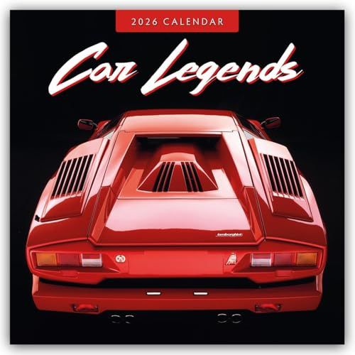 Car Legends – Legendäre Autos 2026 – 16-Monatskalender: Original Red Robin Publishing Ltd-Kalender [Mehrsprachig] [Kalender] (Wall-Kalender)