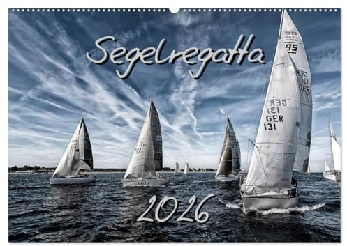 Segelregatta (Wandkalender 2026 DIN A2 quer), CALVENDO Monatskalender: Rund um Fehmarn (CALVENDO Sport)