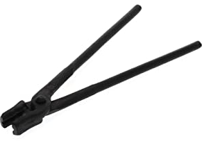 GEDORE Tenaza de forja con boca de lobo, Alicates para forjar, Para piezas de trabajo de hasta 6 mm, Articulación superpuesta, Acero, 300 mm, 610 g, 233-300
