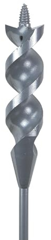 Klein Tools 53720 Flex Bit Auger, 1-Inch x 54-Inch Flexible Drill Bit for Pulling Wire Behind Walls