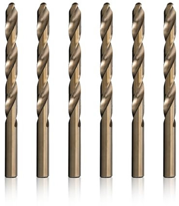 Drill America 9.00mm Cobalt Metric Drill Bit (Pack of 6), D/AMMCO Series