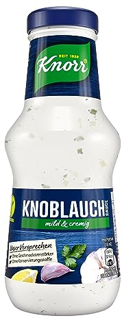 Knorr Knoblauch Sauce cremige Grillsauce mit mildem Geschmack 250 ml