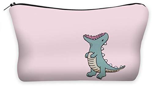Federmäppchen Kosmetiktasche Federtasche Stiftemappe Make Up Täschchen Full Print All Over Bag süß Dino Dinosaurier [009]