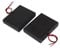 sourcingmap 9V 6 x AA Battery Holder On/Off Switch Enclosed Cap Storage Case Wire Lead 2 Pcs