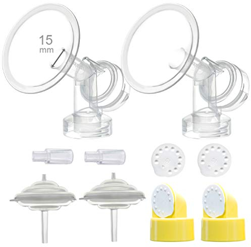 Maymom Brusthauben Set für Medela Freestyle Milchpumpen (15mm Durchmesser)