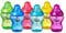 Tommee Tippee Closer to Nature® Baby Bottles, Breast-Like Teat with Anti-Colic Valve, 260ml, Pack of 6, Fiesta