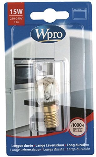 Ampoule poirette 300°C / E14 / T22 / 15W / 220V (60325-31779) Four, cuisinière 484000008843 WPRO