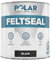 Polar Black Felt Seal - 1 Litre - Instant Waterproof Roof Sealant - Ideal for Flat or Pitched Felt, Shed & Garage Roofs - Easy to Apply