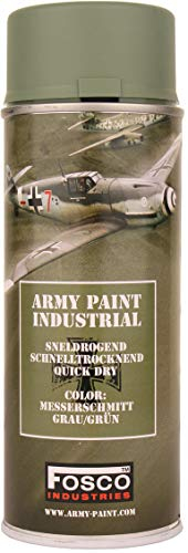Fosco Vernice spray militare (400 ml, verde Messerschmitt Green)