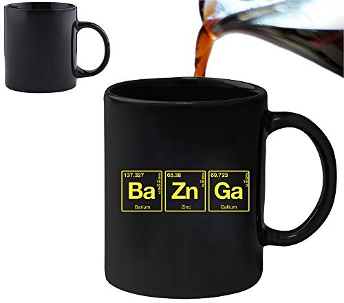 Bazinga'' - Fun Becher Tasse mit Farbwechsel-Effekt – Perfekt Valentines/Ostern/Sommer/Weihnachten/Geburtstag/Jahrestag Geschenk