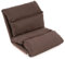 Nexos Trading Bodensessel Lesestuhl mit Kissen - klappbar waschbar verstellbare Rückenlehne Schlaffunktion – 52x65x60 cm braun