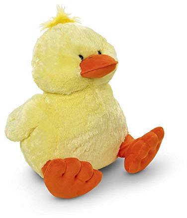Melissa & Doug - Peluche de canard géante jaune (51cm de haut)