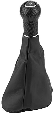 Yctze 5-Gang/6-Gang-Schaltknauf Gamasche Boot Staubdichte Abdeckung für MK3 1991-1998 (5 Speed) für Schaltknauf VW Golf 3, Schwarz