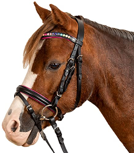 WALDHAUSEN Star Trensenzaum Pinky, PON, schwarz