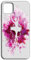 Mixroom - Cover Custodia per iPhone 12 in Silicone TPU Fantasia Ballerina Schizzi Fucsia 422