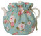Tea Cozy, teiera in cotone con motivo floreale vintage, copertura antipolvere per la cucina, decorazione per la casa, con cuscinetto isolante, per casalinga, amica, mamma