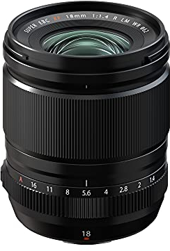 Fujifilm XF18mmF1.4 R LM WR Obiettivo per Mirrorless 18mm, f/1.4, Resistente Intemperie, Attacco X Mount, Nero