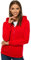 OZONEE Damen Kapuzenpullover Sweatjacke Sweatshirt Farbvarianten Kapuzenjacke Kapuzenpulli Langarm Kapuze Hoodie Sport Style Casual Fitness Basic Training 777/2106B ROT XL