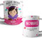 Kartoon Kase Taza A La Mejor Mamá Original Personalizada con Nombre | Mejor del Mundo Taza A La Mejor Mamá Profesiones de Cafe Desayuno para Regalar (A La Mejor Mamá)