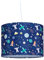 Relaxdays Hängelampe Kinderzimmer, Weltraum-Motiv, HxD: 155 x 35 cm, Pendelleuchte Mädchen & Junge, Kinderlampe, bunt