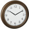 TFA Dostmann Analoge Wanduhr Outdoor, 60.3066.53, XL Uhr, im Retro Design, spritzwassergeschützt, aus Metall/Glasabdeckung, für den Garten, Balkon oder Terrasse, 38,7 cm x 5,2 cm, Messing