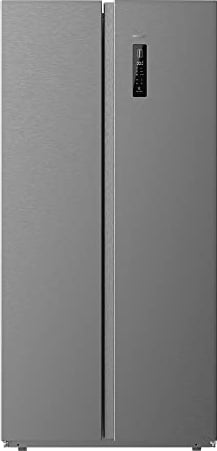 Cecotec Frigorífico Americano 2 Puertas Bolero CoolMarket SBS 430 Dark E. Side by Side de 430 L, Altura 176 cm y 84 cm Ancho, Sistema Multi Air Flow, Total No Frost, Motor Inverter Plus