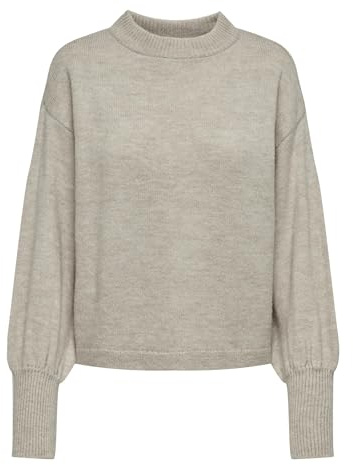ONLY Damen Onljada Ls Balloon O-Neck Bf KNT Pullover (1er Pack)