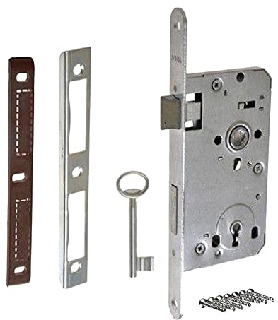 Einsteckschloss Türschloss Buntbart Einbauschlösser Entf. 72/55 EU-Qualität (Links)