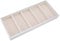 Brillen Display Organizer, Sonnenbrillen Display Brillen Etuis, 5 Gitter Sonnenbrillen Display Box aus Leder und MDF, Brillenhalter Aufbewahrungsbox, für Brillen, Uhren, Armbänder, Halsketten(grau)