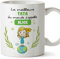 Mugffins Tasses Personnalisables pour TANTE/TATA - En Français - Cadeau Personalisé- Tu Meilleur du Monde - 11 oz / 330 ml