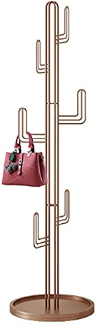 WYWL Kaktus Garderobenständer - Premium Metall Bodenständer für Kleidung, Hüte, Taschen - Modernes stilvolles Design für Flur, Schlafzimmer, Büro