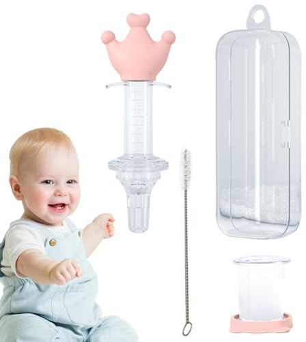 Distributeur de médicaments pour, distributeur de médicaments avec sucette | Compte-gouttes de liquide orale pour mignons,Seringue compte-gouttes pour médicaments liquides et autres Eastuy