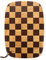 ASelected Wooden Chopping Board, 40x28x2cm Large Checkerboard Pattern Chopping Board with Hanging Hole, 2cm Thick Wood Cutting Board for Meat, Bread, Fruit, Cheese