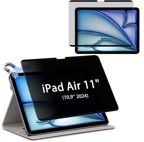 HaruYo Filtro de Privacidad Magnético para iPad Air 11 Pulgadas M3 (2025) | Protector de Pantalla de Privacidad, Extraíble, Antiluz Azul, Antispy para iPad Air 11 Pulgadas M3 (2025) / M2 (2024)