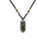 Miracles Minéraux Pendentif Pierre naturelle | Donut Pi chinois| double pointes concentrateur d'énergie (0 Double pointes | labradorite)